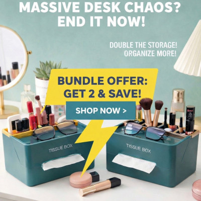 2 pcs Tissue Box Combo (square green+ new green)